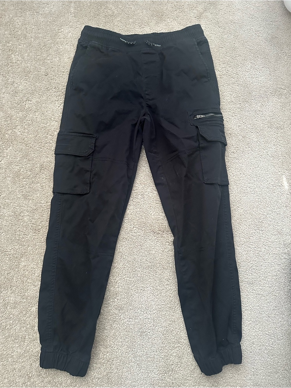 Sonoma kids Black Cargo Joggers with Multiple Pockets